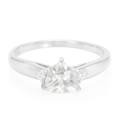 Bague en argent et Béryl de l'Himalaya