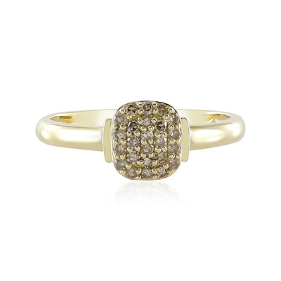 Bague en or et Diamant champagne I2 (de Melo)