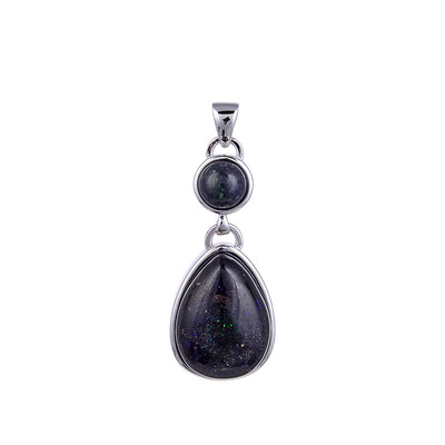 Pendentif en argent et Opale du Honduras