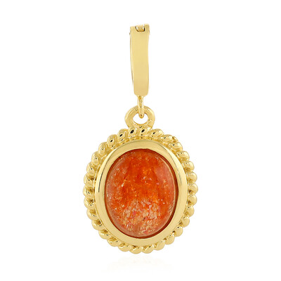 Pendentif en argent et Pierre du Soleil