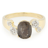 Bague en or et Saphir non chauffé (AMAYANI)