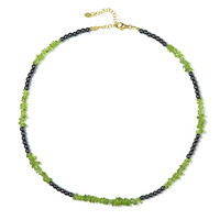 Collier en argent et Hématite noire
