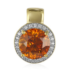 Pendentif en or et Sphalérite
