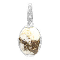 Pendentif en argent et Magnésite