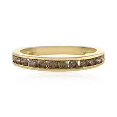 Bague en or et Diamant chocolat I1