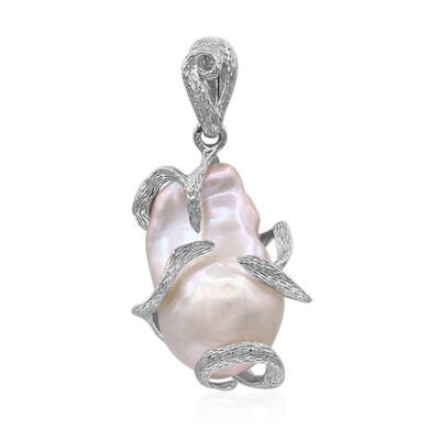 Pendentif en argent et Perle de culture d'eau douce (TPC)