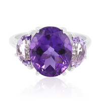 Bague en argent et Améthyste