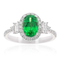 Bague en or et Grenat Tsavorite AAA (CIRARI)