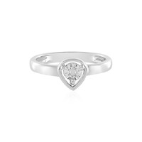 Bague en argent et Diamant I3 (J)