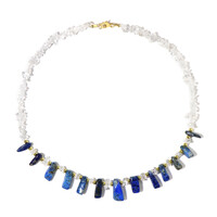Collier en argent et Quartz blanc