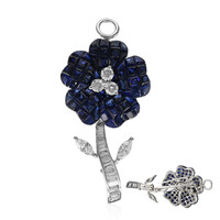 Broche en or et Saphir bleu (Estée Collection)