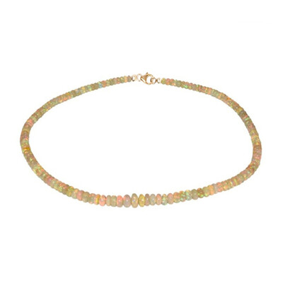 Collier en or et Opale Welo