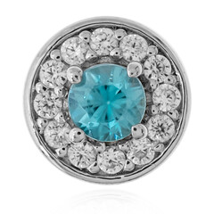 Pendentif en argent et Zircon de Ratanakiri