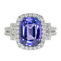 Bague en or et Tanzanite AAA (CIRARI)