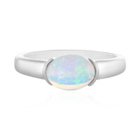 Bague en argent et Opale Welo