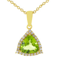 Collier en argent et Péridot