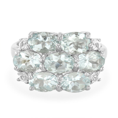 Bague en argent et Aigue-Marine de Bauchi