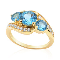 Bague en argent et Topaze de Marambaia