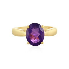 Bague en argent et Améthyste de Zambie