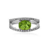 Bague en argent et Péridot