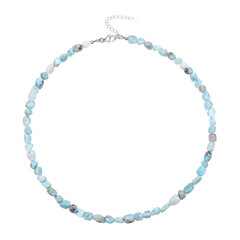 Collier en argent et Larimar