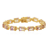 Bracelet en argent et Amétrine