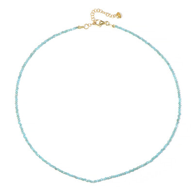 Collier en argent et Apatite bleue