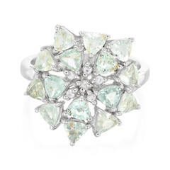 Bague en argent et Tourmaline Paraïba