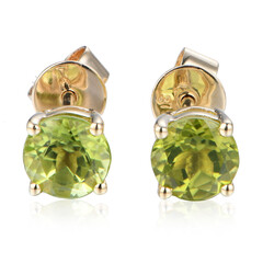 Boucles d'oreilles en or et Péridot