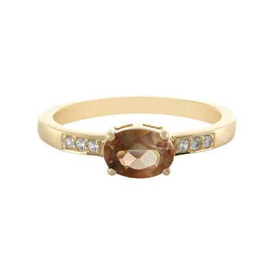 Bague en or et Pierre du Soleil de l’Orégon