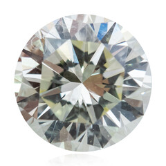  Diamant SI2 jaune (gemme et boîte de collection)
