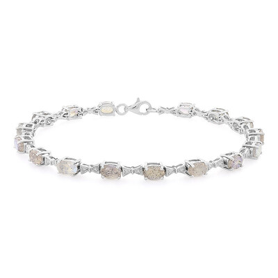 Bracelet en argent et Labradorite