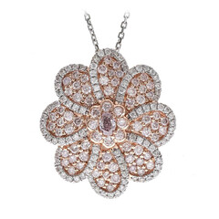 Collier en or et Diamant rose I1 (CIRARI)