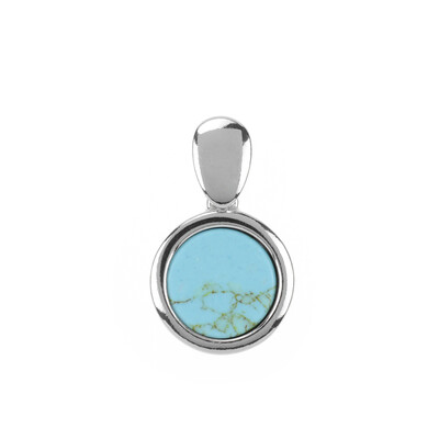 Pendentif en argent et Turquoise (dagen)