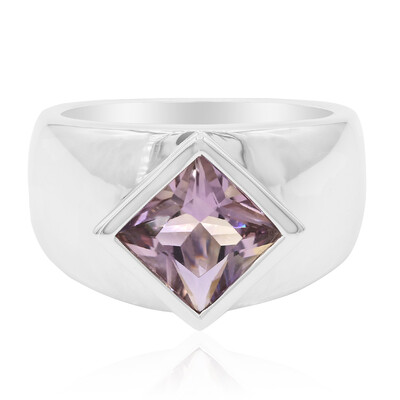 Bague en argent et Amétrine