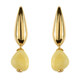 Boucles d'oreilles en argent et Ambre laiteux de la Baltique (dagen)