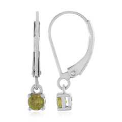 Boucles d'oreilles en argent et Sphène