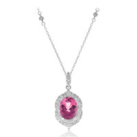 Collier en or et Tourmaline néon du Congo (CIRARI)