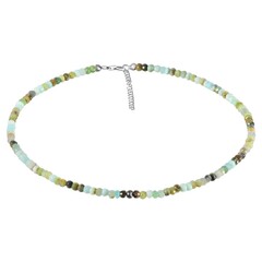 Collier en argent et Opale