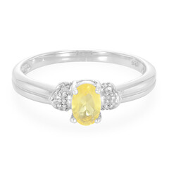 Bague en argent et Opale de Feu