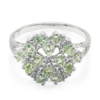 Bague en argent et Tourmaline Paraïba