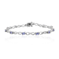 Bracelet en argent et Tanzanite