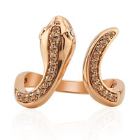 Bague en or et Diamant rose de France SI1 d'Argyle 
