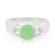 Bague en argent et Chrysoprase impériale
