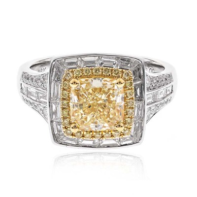 Bague en or et Diamant SI2 jaune (CIRARI)