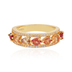 Bague en argent et Saphir