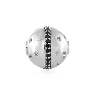 Pendentif en argent et Spinelle noir (MONOSONO COLLECTION)