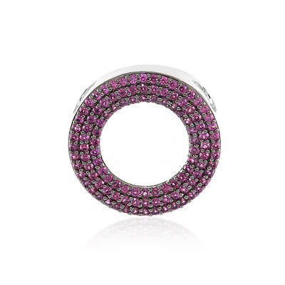 Pendentif en argent et Grenat Rhodolite (MONOSONO COLLECTION)