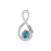 Pendentif en argent et Zircon de Ratanakiri