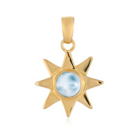 Pendentif en argent et Larimar